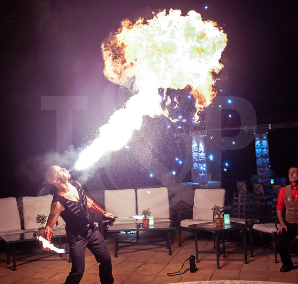french riviera fire eater, fire eater, fire act, fire artist, cannes fire eater, monaco fire eater
