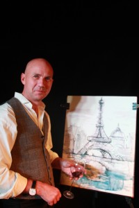 french riviera caricaturist, caricaturist, nice caricaturist, cannes, monaco, saint tropez, wine, paint, pencil, portrait