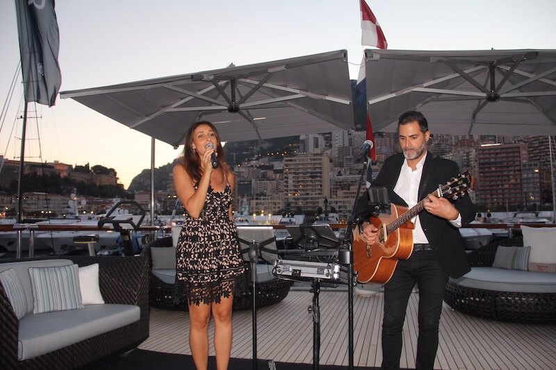 monaco singers duo, monaco, singers duo, monaco yacht show, yacht entertainment, yacht performers, singers